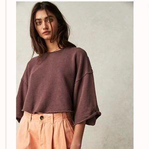 NWT we the free off my mind terry tee